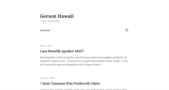 Desktop Screenshot of gersonhawaii.us